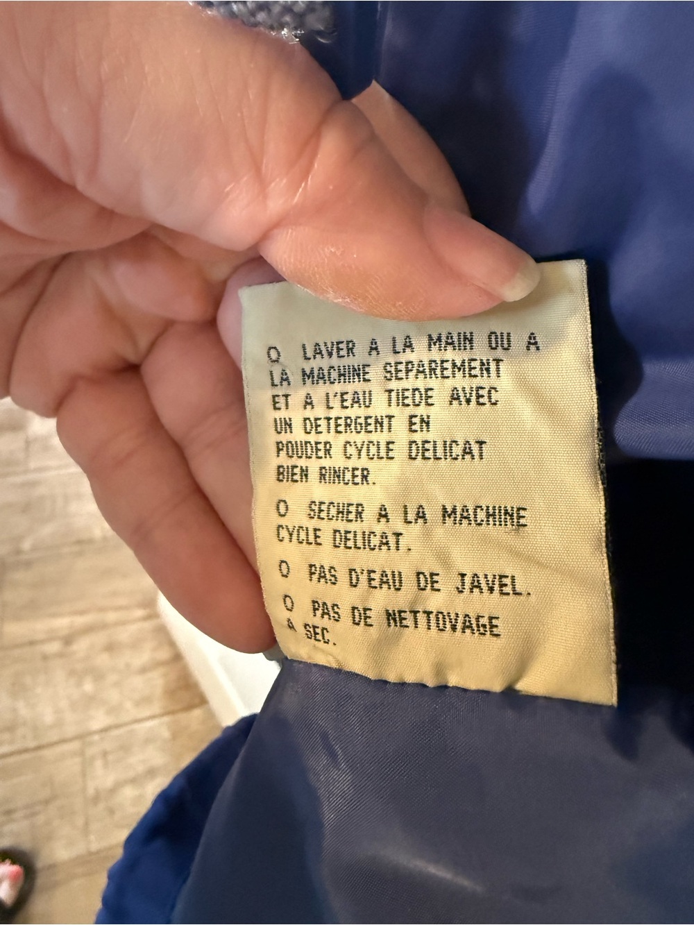 Ladies Blue Eddie Bauer Hooded Utility Jacket (inv# 244) - Picture 11 of 14